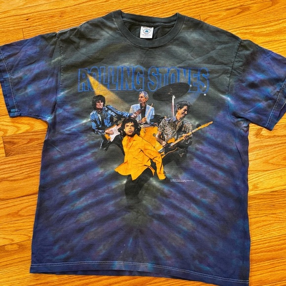 Delta Other - Delta Rolling Stones Graphic Tee - Black and Blue